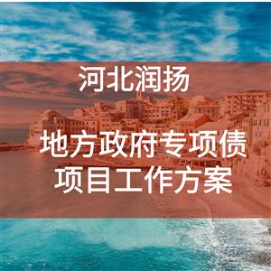 河北润扬 | 地方政府专项债项目工作方案
