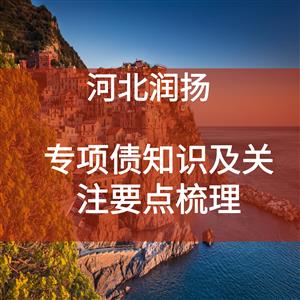 河北润扬 | 专项债知识及关注要点梳理