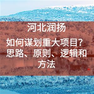 如何谋划重大项目？思路、原则、逻辑和方法