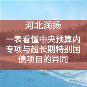 一表看懂中央预算内专项与超长期特别国债项目的异同