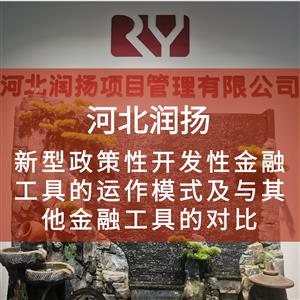 新型政策性开发性金融工具的运作模式及与其他金融工具的对比