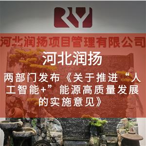 两部门发布《关于推进“人工智能+”能源高质量发展的实施意见》城投公司能源领域智能化转型“指引”