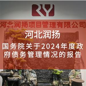 国务院关于2024年度政府债务管理情况的报告