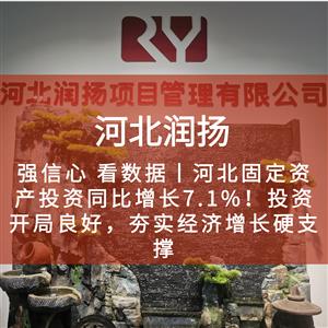 强信心 看数据丨河北固定资产投资同比增长7.1%！投资开局良好，夯实经济增长硬支撑